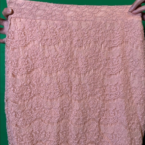 Floral Pink Skirt - Picture 1 of 2